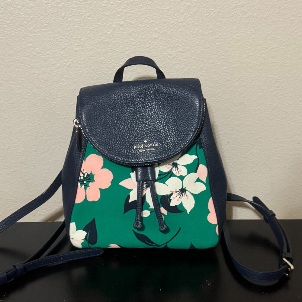 NWOT Kate Spade Floral Backpack purse